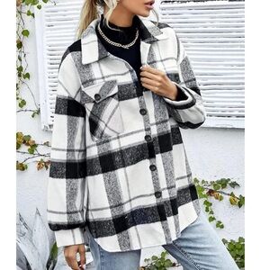Fall Long Sleeve Shirt Jacket